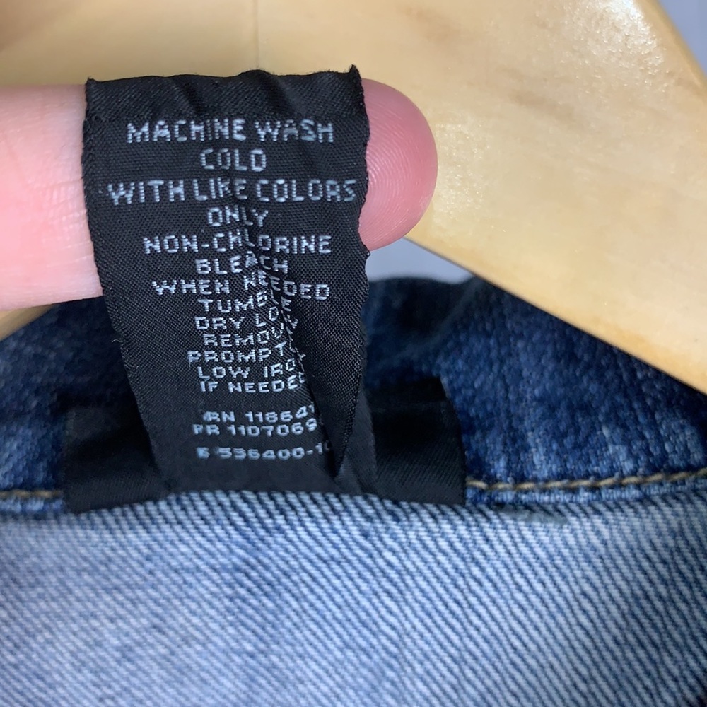 Lane Bryant Blue Denim Jean Jacket - Picture 14 of 16